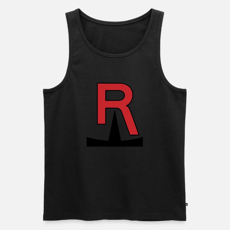 Team Rocket - Männer Premium Bio Tank Top - Schwarz