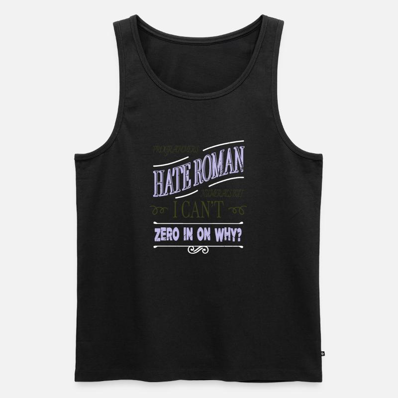 pc fullstack developer - Men's Premium Organic Tank Top - black