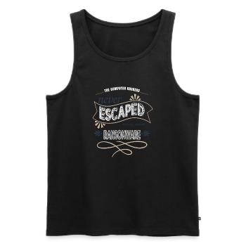 Fun Carpenter Citations Tshirts Blogueur Présent - Débardeur bio Premium Homme - noir - Devant - Michal (187cm)