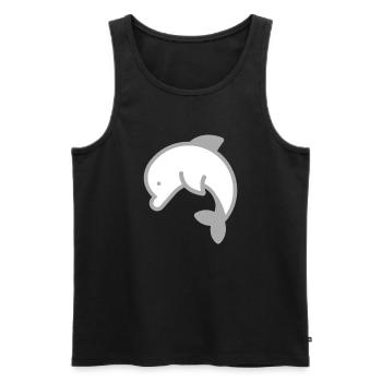 Marine Conservation - Men's Premium Organic Tank Top - black - Front - AI Model Male 178 light (178cm)