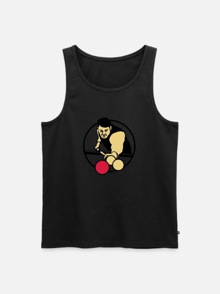 billard_3c - Men's Premium Organic Tank Top - black