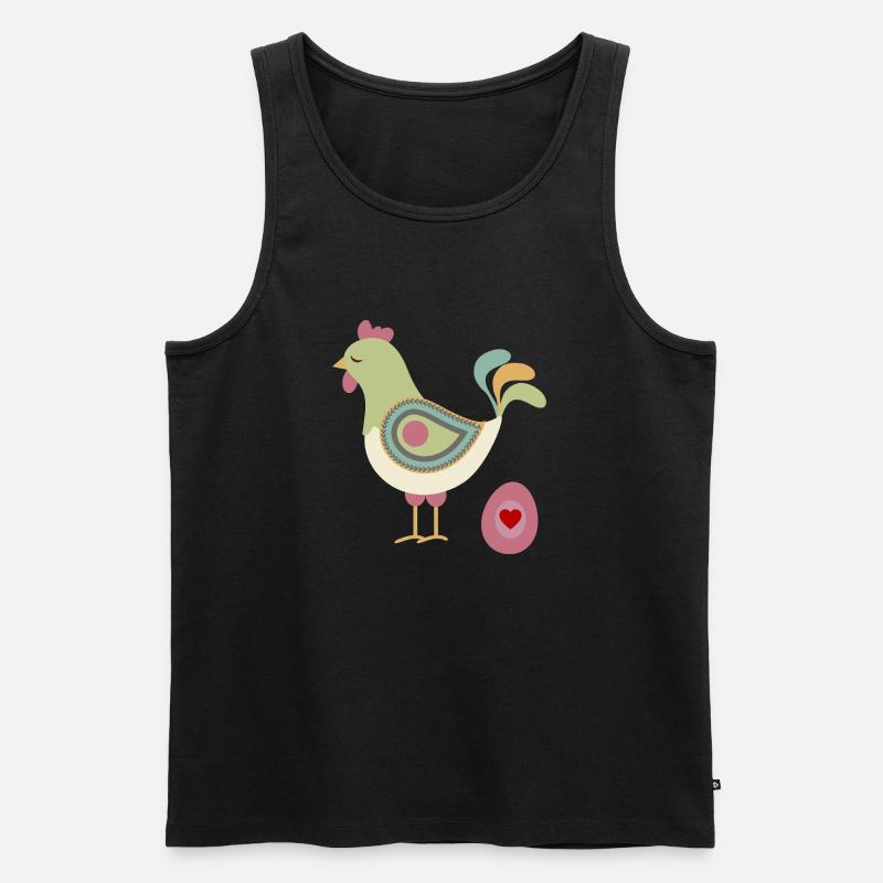 chicken11 - Débardeur bio Premium Homme - noir