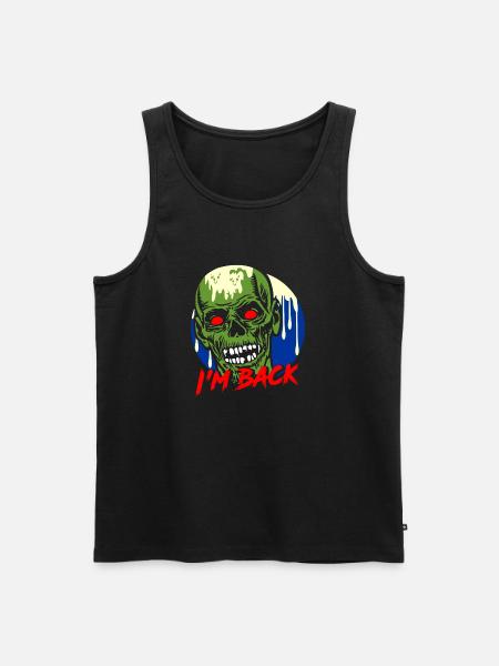 I'm Back! - Männer Premium Bio Tank Top - Schwarz