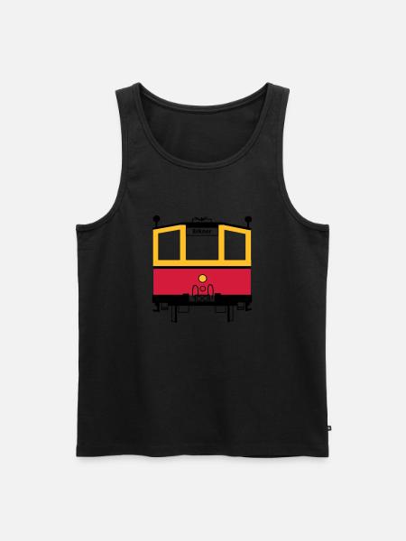S-Bahn - Männer Premium Bio Tank Top - Schwarz