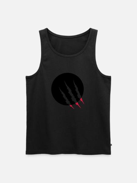 krallen_02 - Men's Premium Organic Tank Top - black