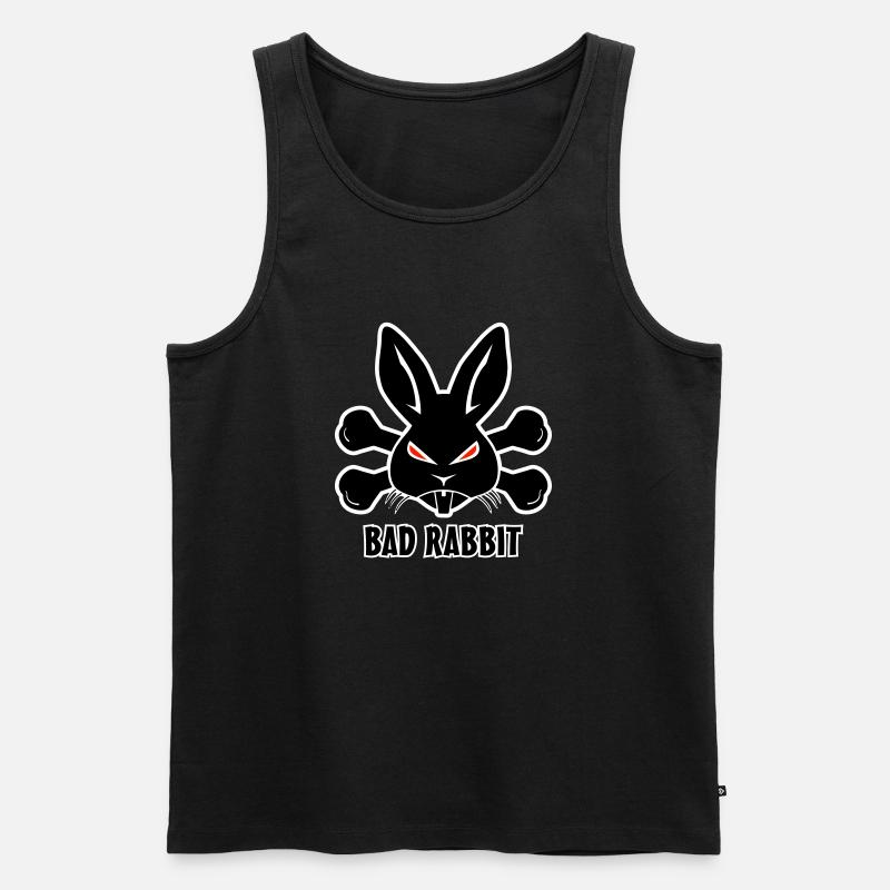 Bad Rabbit Hase - Men's Premium Organic Tank Top - black
