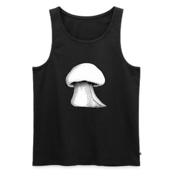 Pilz Pilze Giftpilze Mykologie erdig natürlich 6 - Männer Premium Bio Tank Top - Schwarz - Vorne - AI Model Male 178 light (178cm)