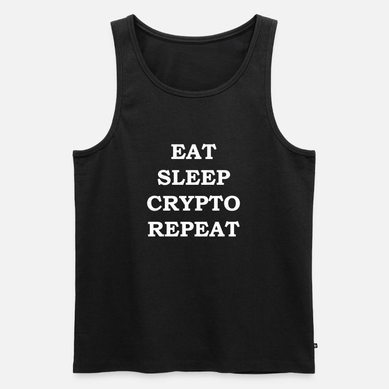 Crypto Bitcoin Trading - Männer Premium Bio Tank Top - Schwarz