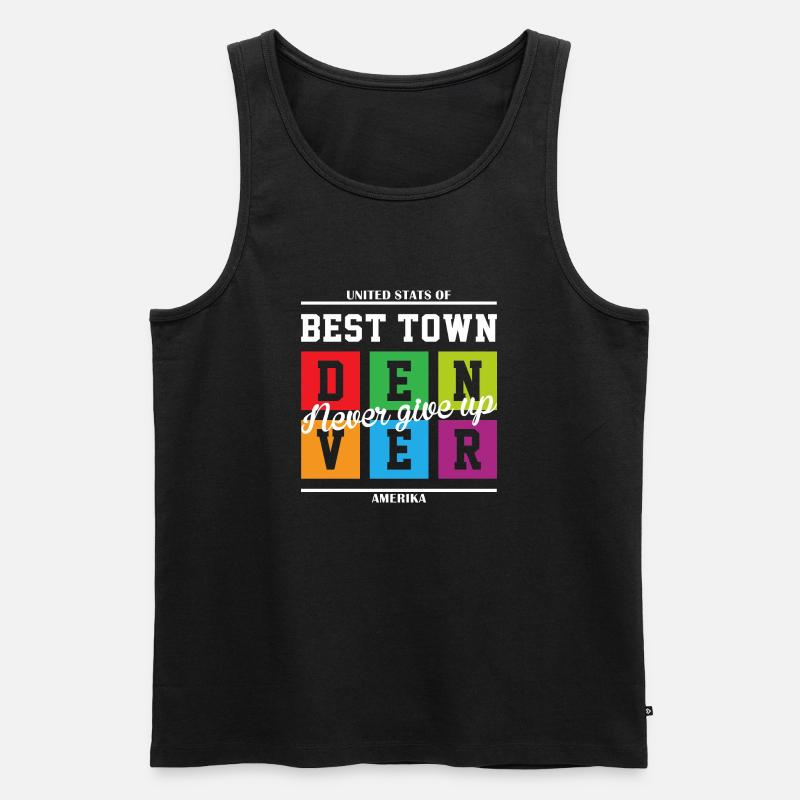 Best Town - Männer Premium Bio Tank Top - Schwarz