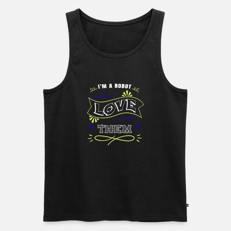aerospace engineering mechanical awesome - Männer Premium Bio Tank Top - Schwarz