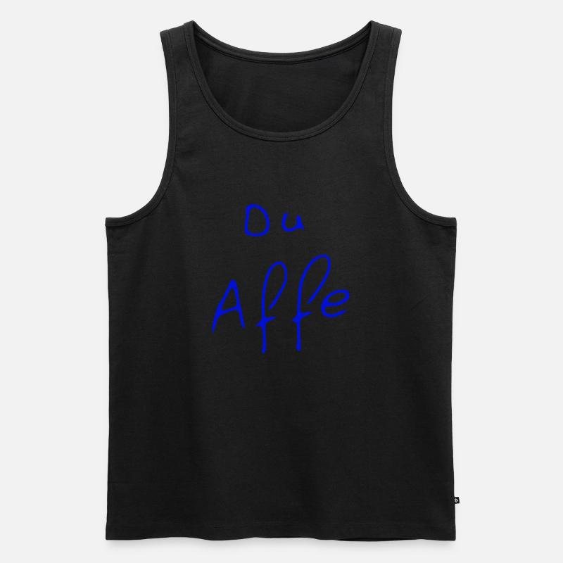 DuAffe - Männer Premium Bio Tank Top - Schwarz