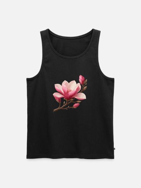Magnolia - Débardeur bio Premium Homme - noir