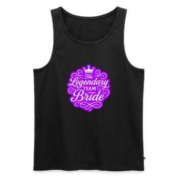 Équipe Bride Enterrement de vie de jeune fille - Débardeur bio Premium Homme - noir - Devant - Michal (187cm)