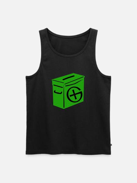 Geocaching: Ammo Can - Men's Premium Organic Tank Top - black