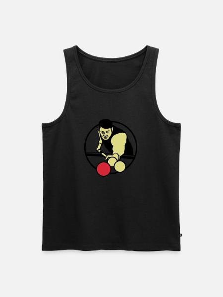 karambol_billard - Men's Premium Organic Tank Top - black