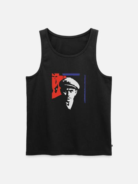 majakovskij1_3c_ge - Männer Premium Bio Tank Top - Schwarz