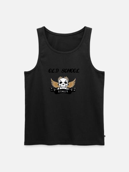 Old school1963 - Men's Premium Organic Tank Top - black