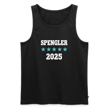 Spengler 2025 Ausbildung Prüfung Meister Azubi - Männer Premium Bio Tank Top - Schwarz - Vorne - Michal (187cm)