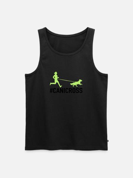Canicross runner - Men's Premium Organic Tank Top -