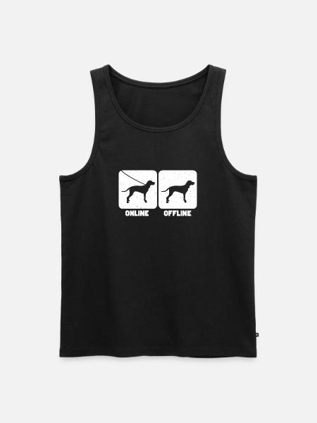 Bluetick Coonhound Chien - Débardeur bio Premium Homme - noir