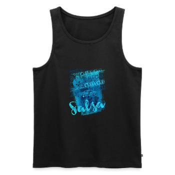 Cuba T-shirt de Cuba Cadeau de fans de Cuba - Débardeur bio Premium Homme - noir - Devant - AI Model Male 178 light (178cm)
