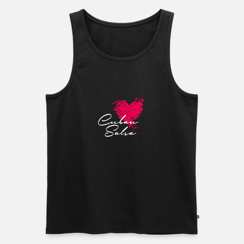 Cuban salsa Salsa Dance - Men's Premium Organic Tank Top - black