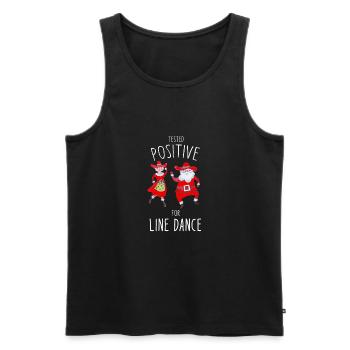 Line Dancing Tested positive for Line Dance - Men's Premium Organic Tank Top - charcoal grey - Front - Alexander (188cm)