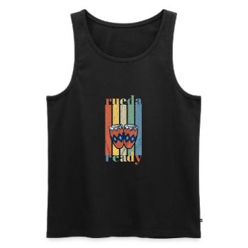 Rueda de Casino Salsa Cuba Dance Rueda Ready - Men's Premium Organic Tank Top - black - Front - Michal (187cm)