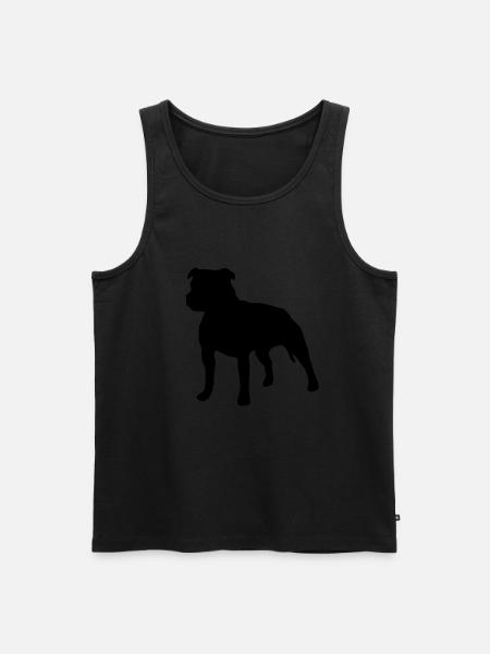 staffbullv1 - Débardeur bio Premium Homme - noir