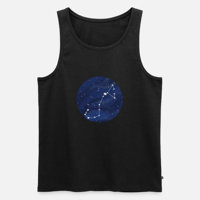 Sternbild Sternzeichen Skorpion - Männer Premium Bio Tank Top - Schwarz