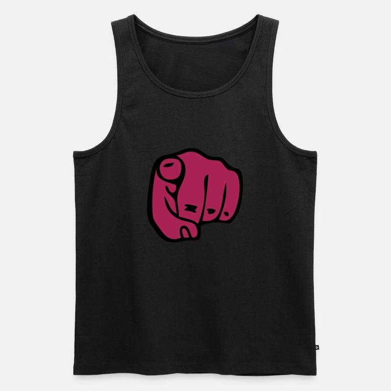 Fingerspitze 811 - Männer Premium Bio Tank Top - undefined