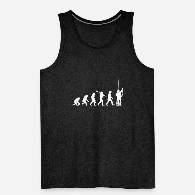 Evolution pêche amusante Débardeur bio Premium Homme