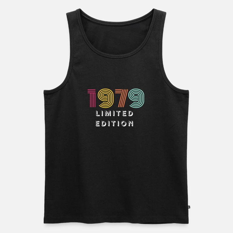 1979 Ltd Edition - Männer Premium Bio Tank Top - Schwarz