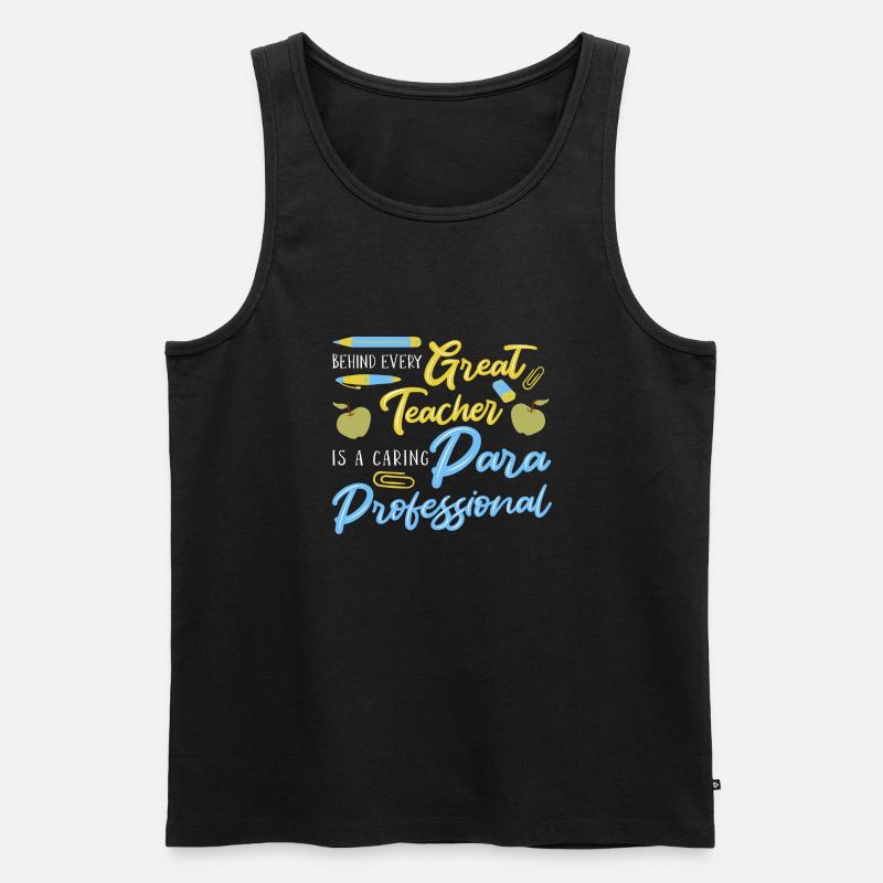 Paraprofessional - Männer Premium Bio Tank Top - Schwarz