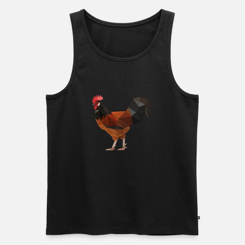 Hahn - Männer Premium Bio Tank Top - undefined