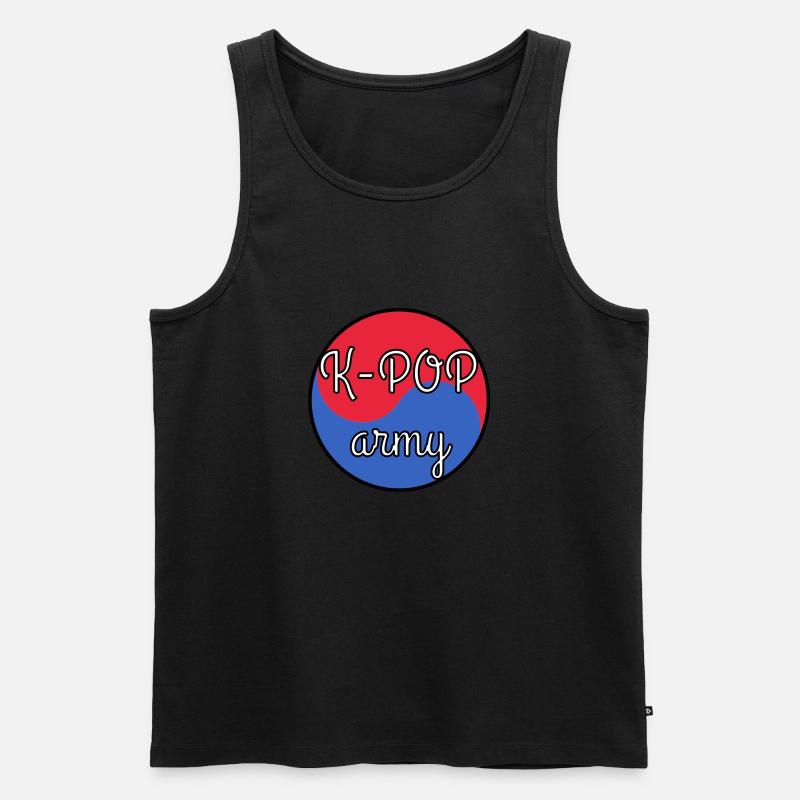 K POP Army - Männer Premium Bio Tank Top - undefined