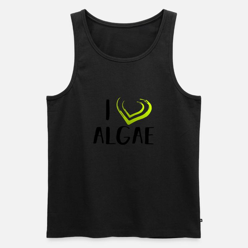 I Love Algae - Männer Premium Bio Tank Top - undefined