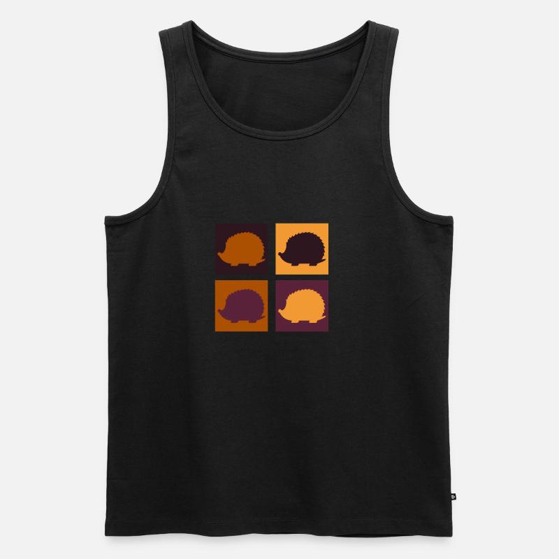 hérisson - Débardeur bio Premium Homme - noir