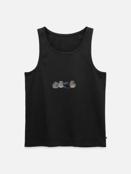 cochons d'inde mignon - Débardeur bio Premium Homme - noir