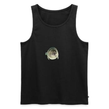 Seal - Men's Premium Organic Tank Top - black - Front - AI Model Male 178 light (178cm)