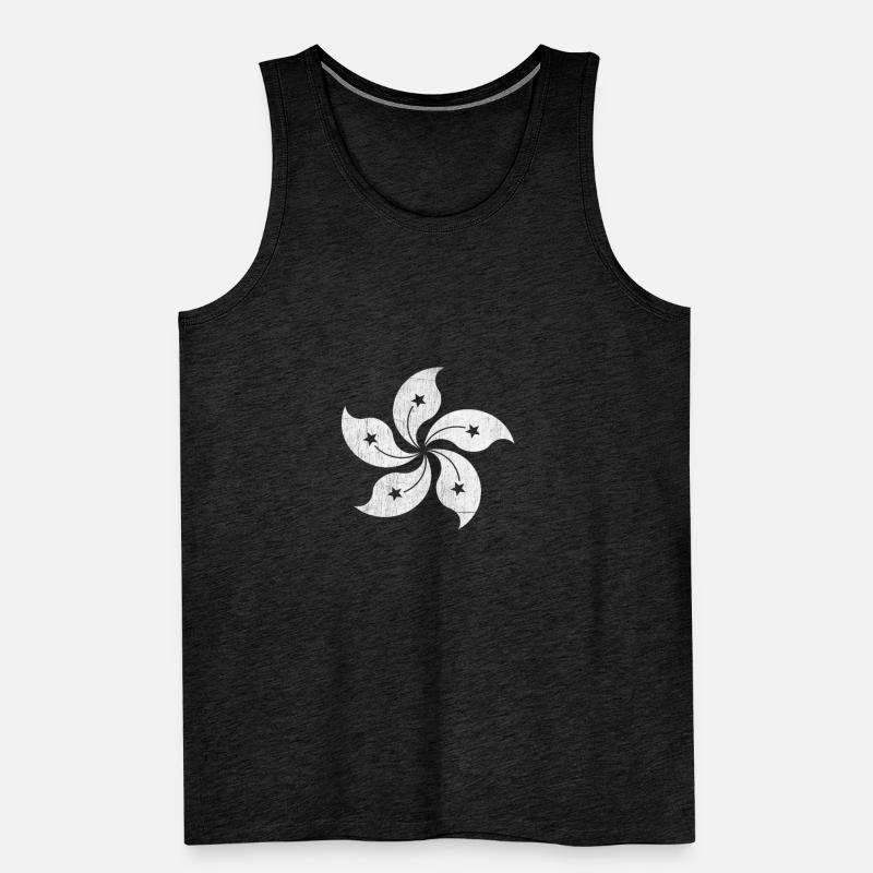 Fleur de Hong Kong Débardeur bio Premium Homme