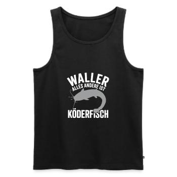 Wels Waller fischen Sportfischen Welsangeln - Männer Premium Bio Tank Top - Schwarz - Vorne - Michal (187cm)