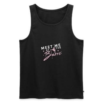 Ballet Ballerina Pole Dancer Line Dance Tap Dance - Männer Premium Bio Tank Top - Schwarz - Vorne - Michal (187cm)