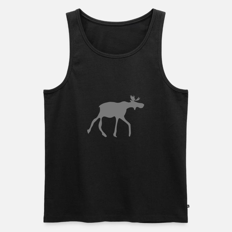 Elch - Männer Premium Bio Tank Top - undefined