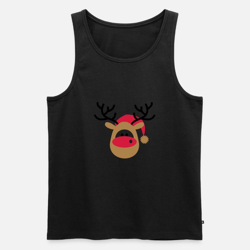 weihnachten - Männer Premium Bio Tank Top - Schwarz