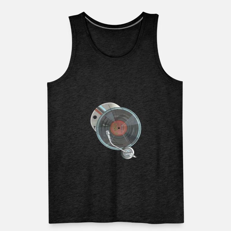Record player Men's Premium Organic Tank Top