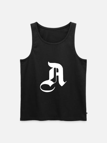 A Altdeutsch - Männer Premium Bio Tank Top - Schwarz