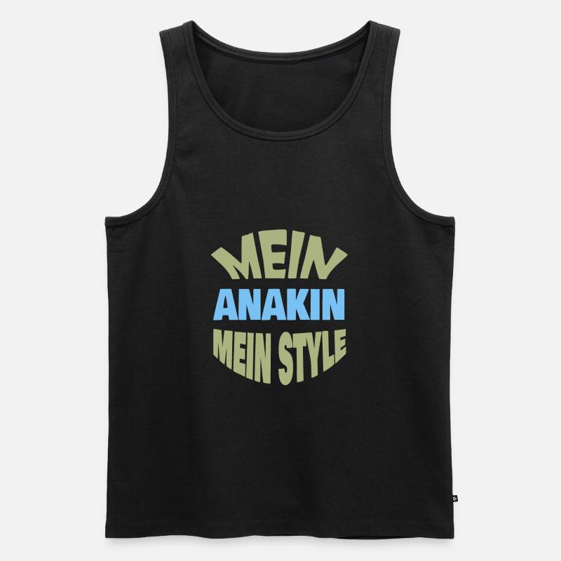 Anakin - Männer Premium Bio Tank Top - Schwarz