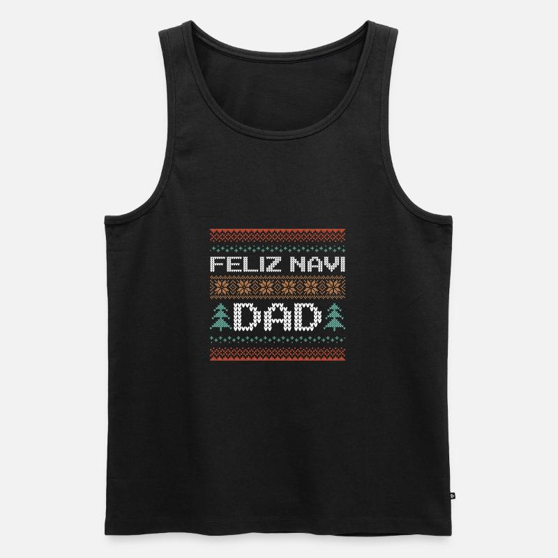 Feliz Navidad - Männer Premium Bio Tank Top - Schwarz