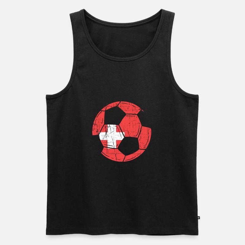Schweiz Schweizer Schweizerdeutsch - Männer Premium Bio Tank Top - Schwarz